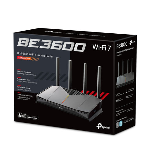 TP-Link Archer GE230 BE3600 Dual-Band Wi-Fi 7 Gaming Router