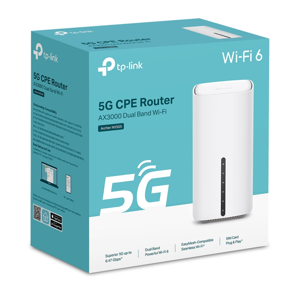 TP-Link Archer NX505 5G AX3000 Wi-Fi Dual-Band Gigabit Router