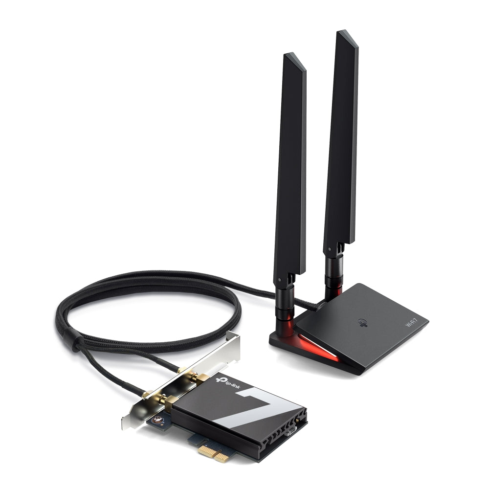 TP-Link Archer TBE550E BE9300 Tri-Band Wi-Fi 7 Bluetooth 5.4 PCIe Adapter