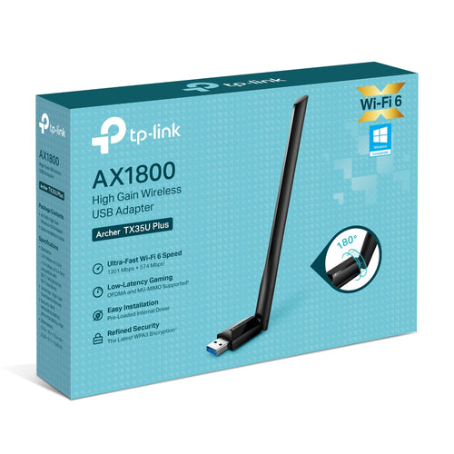 TP-Link Archer TX35U Plus AX1800 High Gain WiFi Adapter