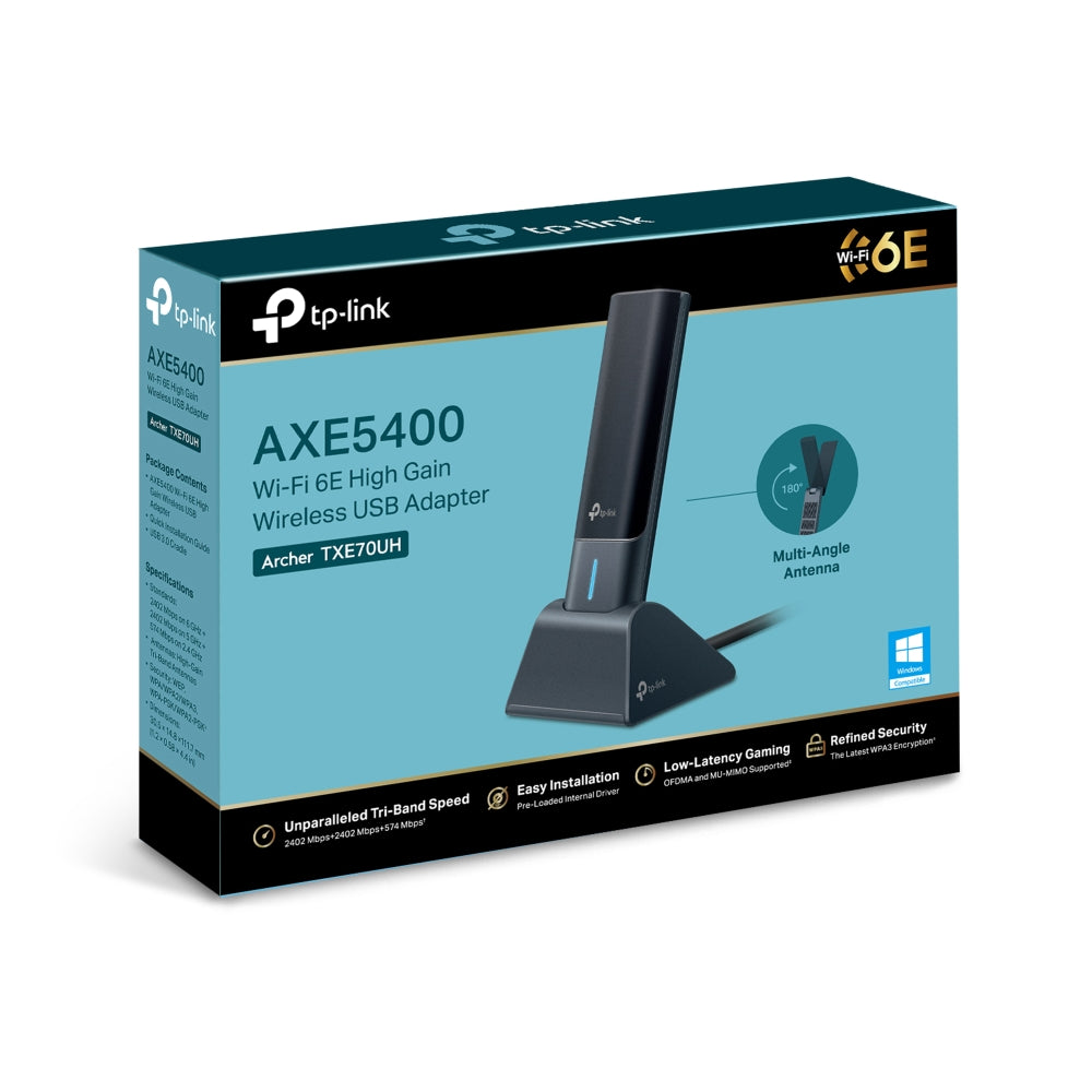 TP-Link Archer TXE70UH AXE5400 WiFi 6E High Gain Adapter