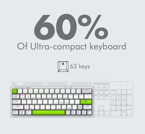 Armaggeddon GMK-100 RGB Linear Keyboard Winter