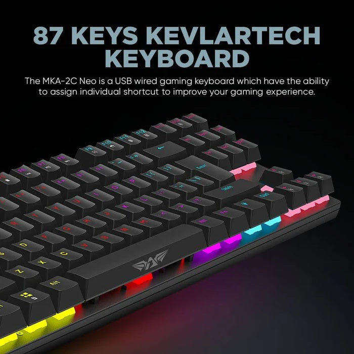 Armaggeddon MKA-2C Neo v3 Clicky Keyboard Black