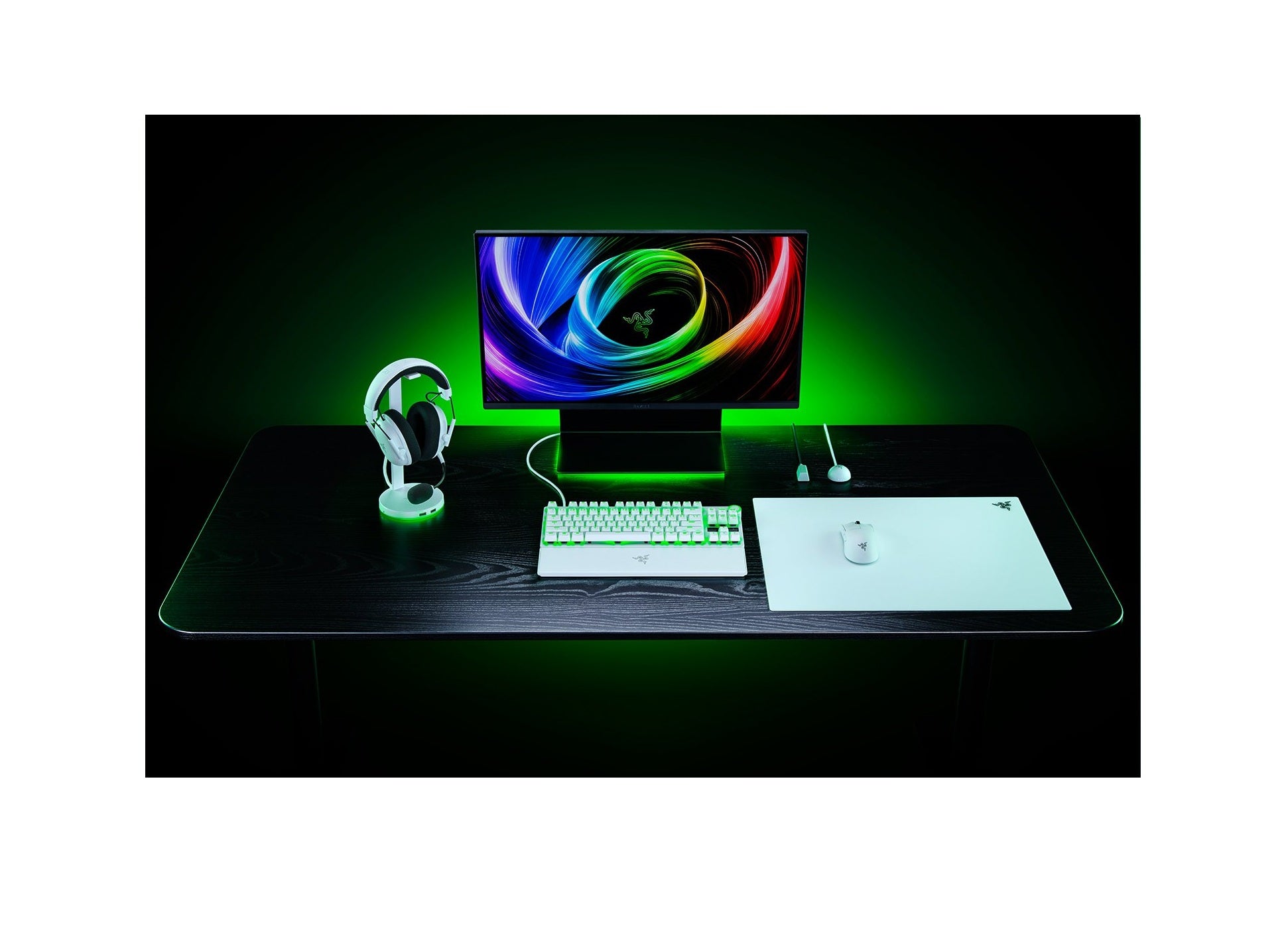 Razer Atlas Pro Glass Mousepad White