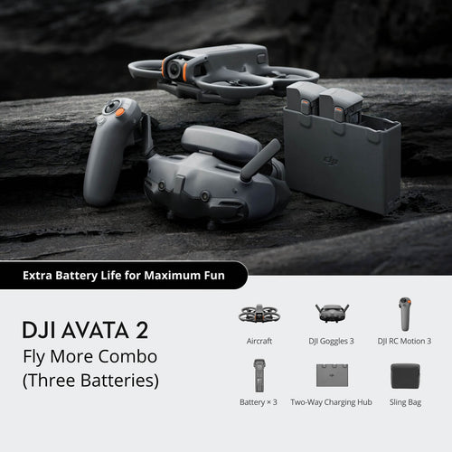 DJI Avata 2 Fly More Combo (Three Battery)