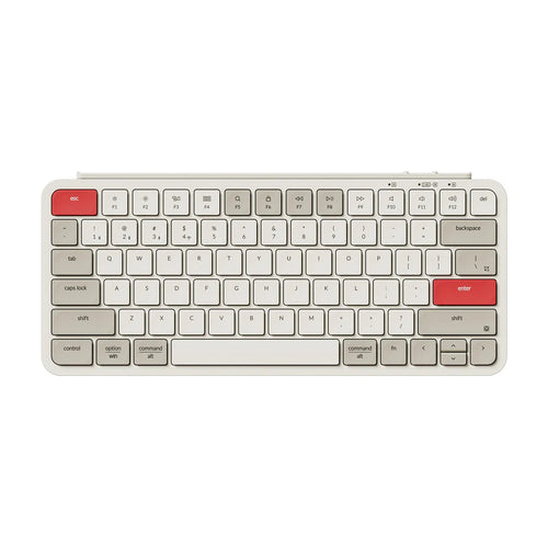 Keychron B1 Pro (B1P-K13) Ultra-Slim Wireless Keyboard (Retro Red)