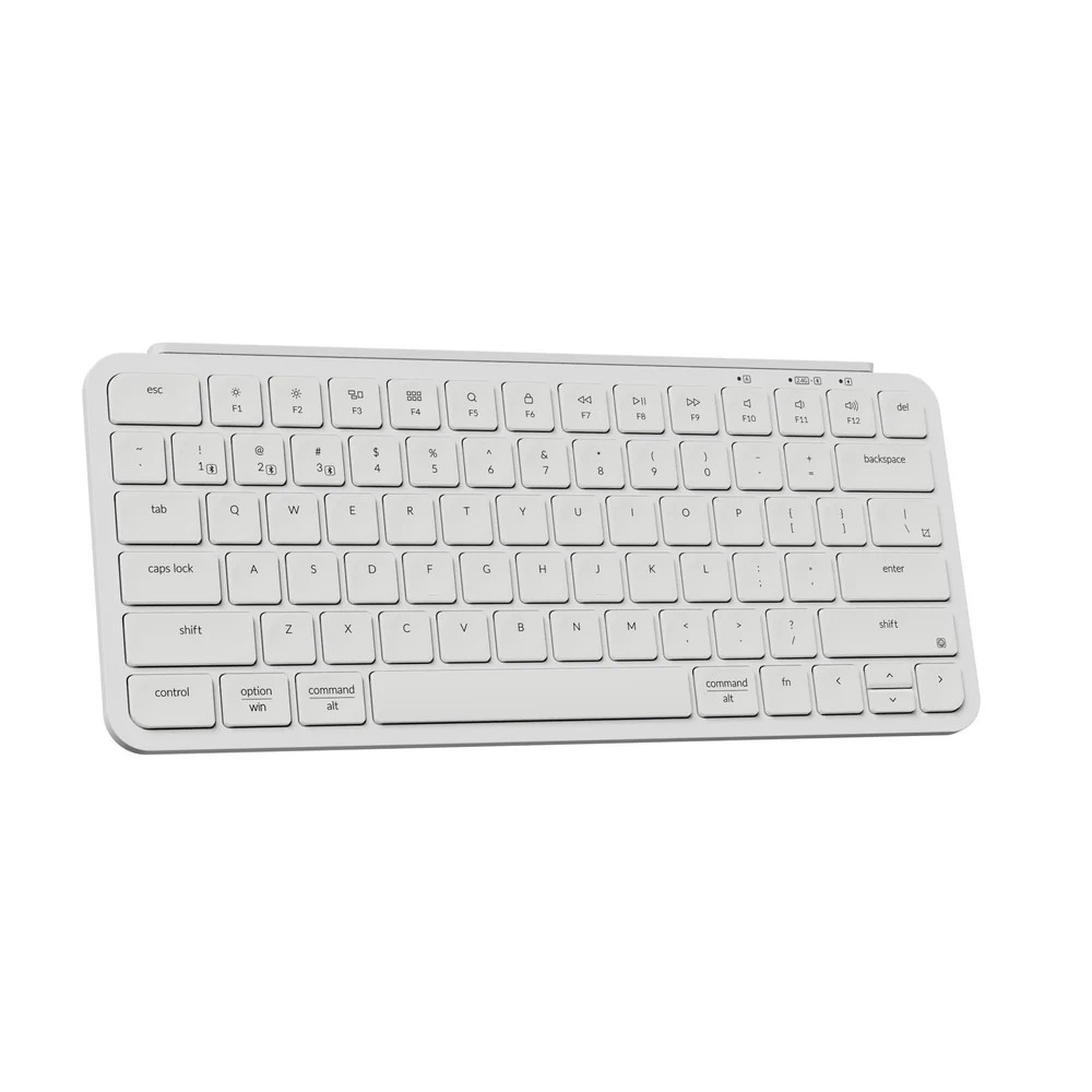Keychron B1 Pro (B1P-K8) Ultra-Slim Wireless Keyboard (White)