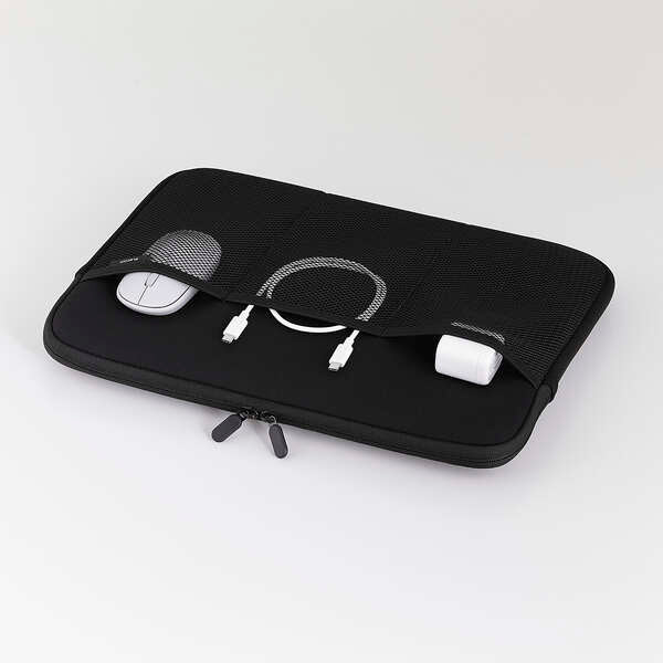 Elecom BM-IB3PT15BK 15.6 3 Pockets Black Neoprene Laptop Case