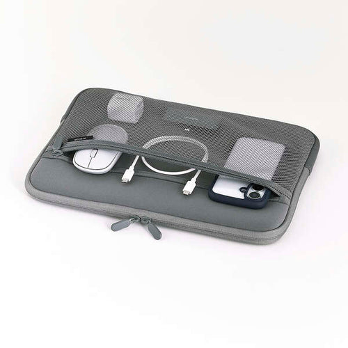Elecom BM-IBPTNP14GY 14 Zipper Gray Neoprene Laptop Case