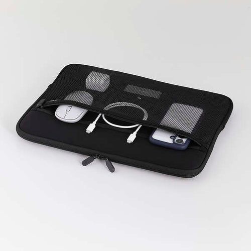 Elecom BM-IBPTNP15BK 15.6 Zipper Black Neoprene Laptop Case