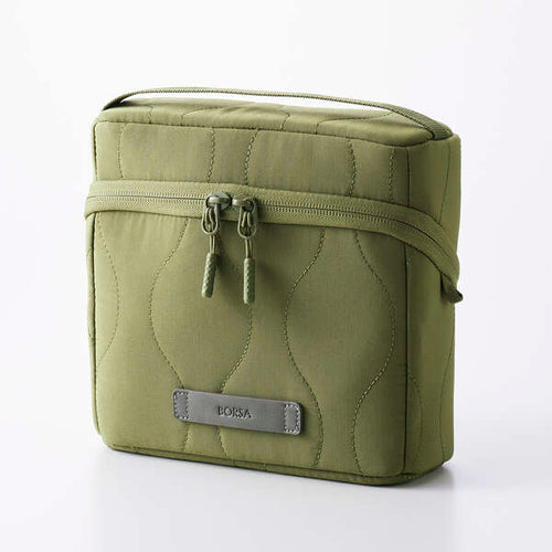 Elecom BMA-QTGPSGN Quilted Large Gadget Pouch - Green