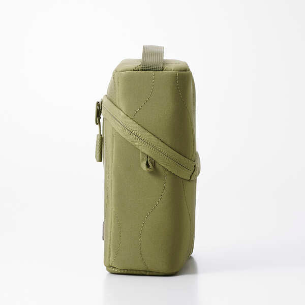 Elecom BMA-QTGPSGN Quilted Large Gadget Pouch - Green