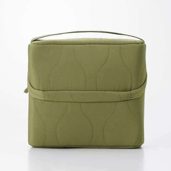 Elecom BMA-QTGPSGN Quilted Large Gadget Pouch - Green