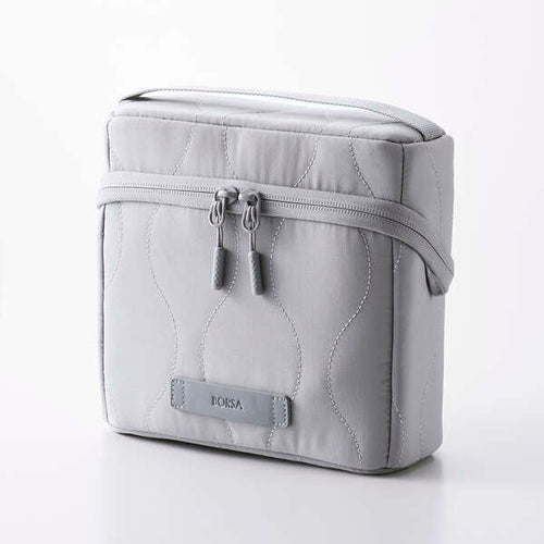 Elecom BMA-QTGPSGY Quilted Large Gadget Pouch - Gray