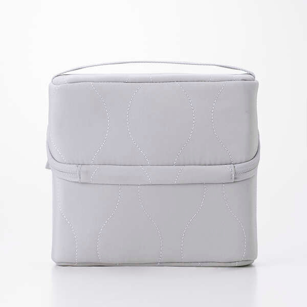 Elecom BMA-QTGPSGY Quilted Large Gadget Pouch - Gray
