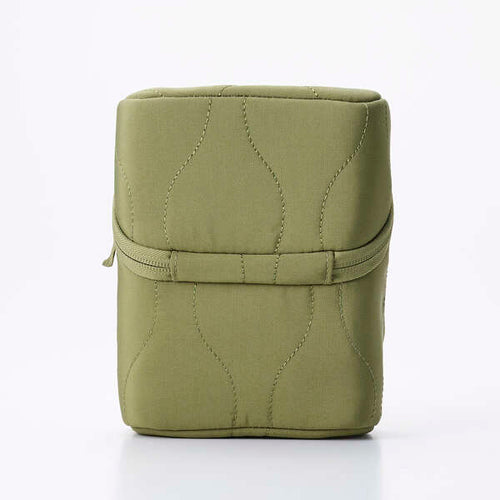 Elecom BMA-QTGPTLSGN Quilted Slim Gadget Pouch - Green
