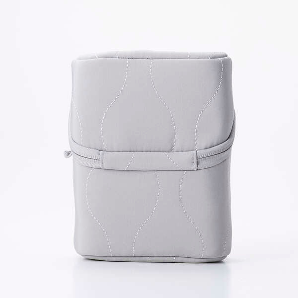 Elecom BMA-QTGPTLSGY Quilted Slim Gadget Pouch - Gray