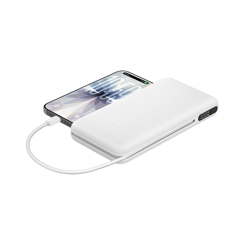 Belkin BPB039qcWH UltraCharge Pro Laptop Power Bank 25K - White