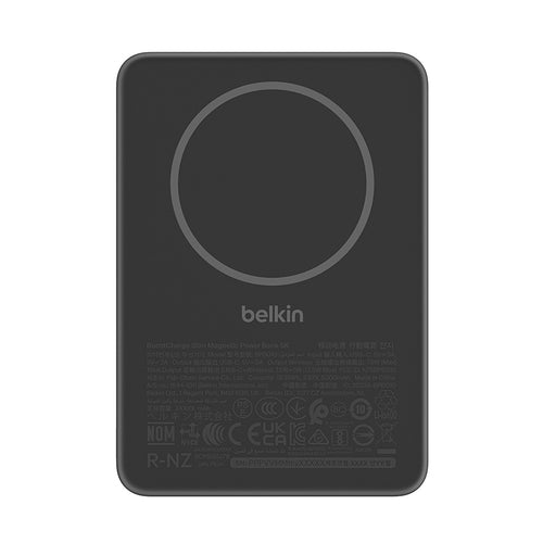 Belkin BPD010fqBK BoostCharge Slim Magnetic Power Bank 5K - Black