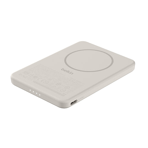 Belkin BPD010fqSA BoostCharge Slim Magnetic Power Bank 5K - Sand