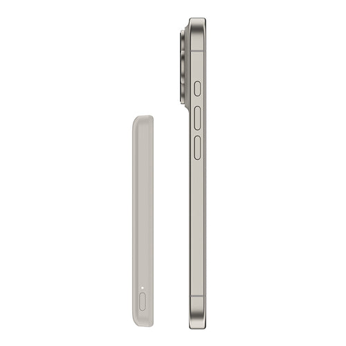 Belkin BPD010fqSA BoostCharge Slim Magnetic Power Bank 5K - Sand