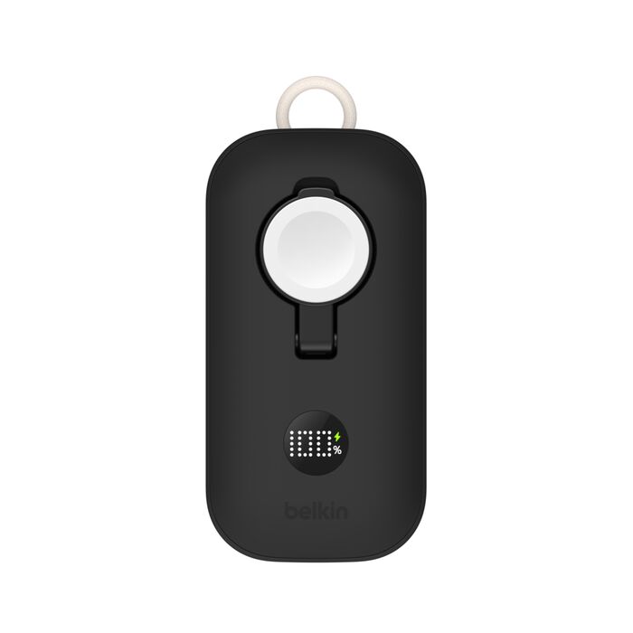 Belkin BPD012fqBK BoostCharge Pro Power Bank 10K with Apple Watch Charger (Black)