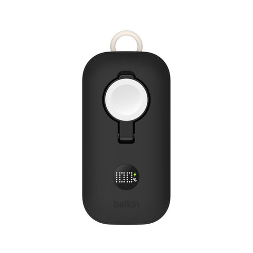 Belkin BPD012fqBK BoostCharge Pro Power Bank 10K with Apple Watch Charger (Black)