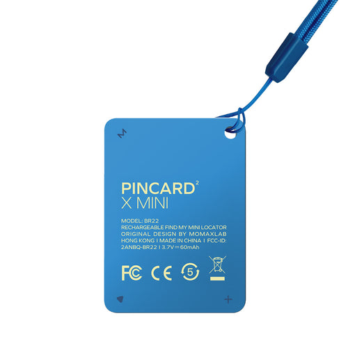 MOMAX BR22B PinCard² X Mini Rechargeable Locator - Blue