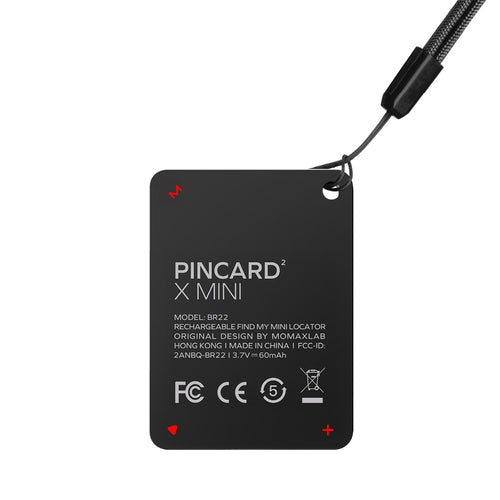 MOMAX BR22D PinCard² X Mini Rechargeable Locator - Black