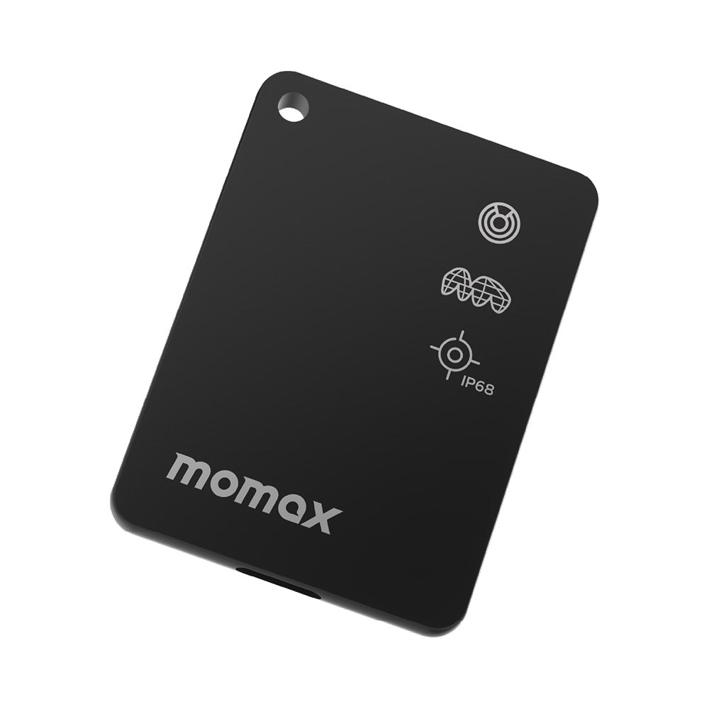 MOMAX BR22D PinCard² X Mini Rechargeable Locator - Black