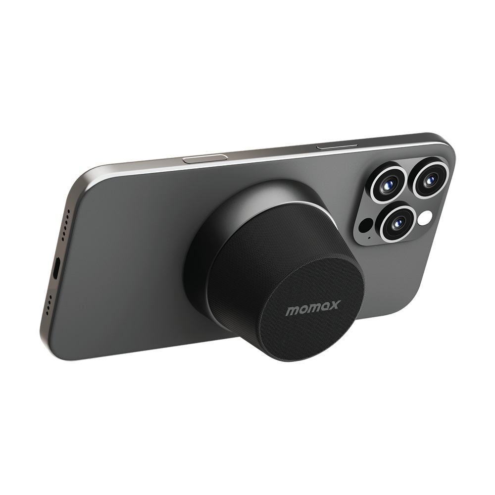 Momax BS6HKD 1-Vibe Go Magnetic Portable Wireless Speaker - Black
