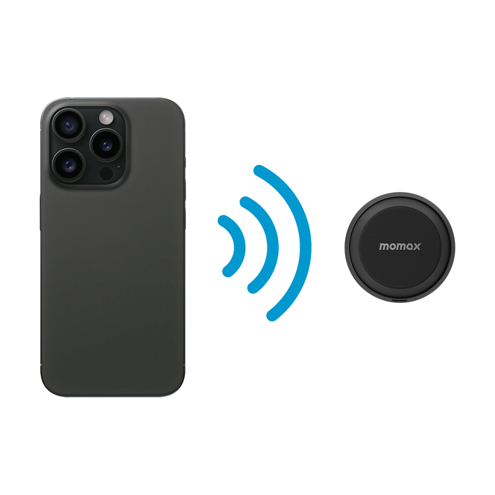 Momax BS6HKD 1-Vibe Go Magnetic Portable Wireless Speaker - Black