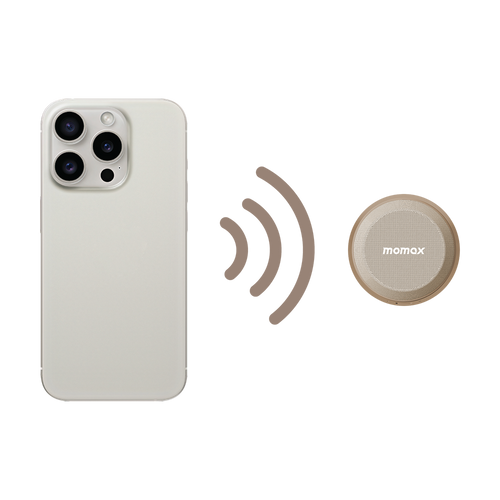 Momax BS6HKL2 1-Vibe Go Magnetic Portable Wireless Speaker - Sandstone