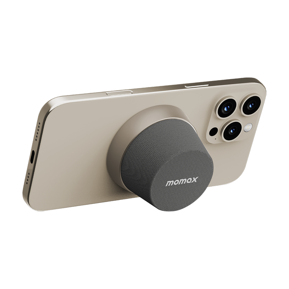 Momax BS6HKL 1-Vibe Go Magnetic Portable Wireless Speaker - Titanium