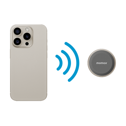 Momax BS6HKL 1-Vibe Go Magnetic Portable Wireless Speaker - Titanium