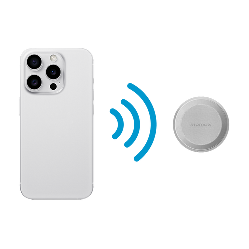 Momax BS6HKS 1-Vibe Go Magnetic Portable Wireless Speaker - Silver