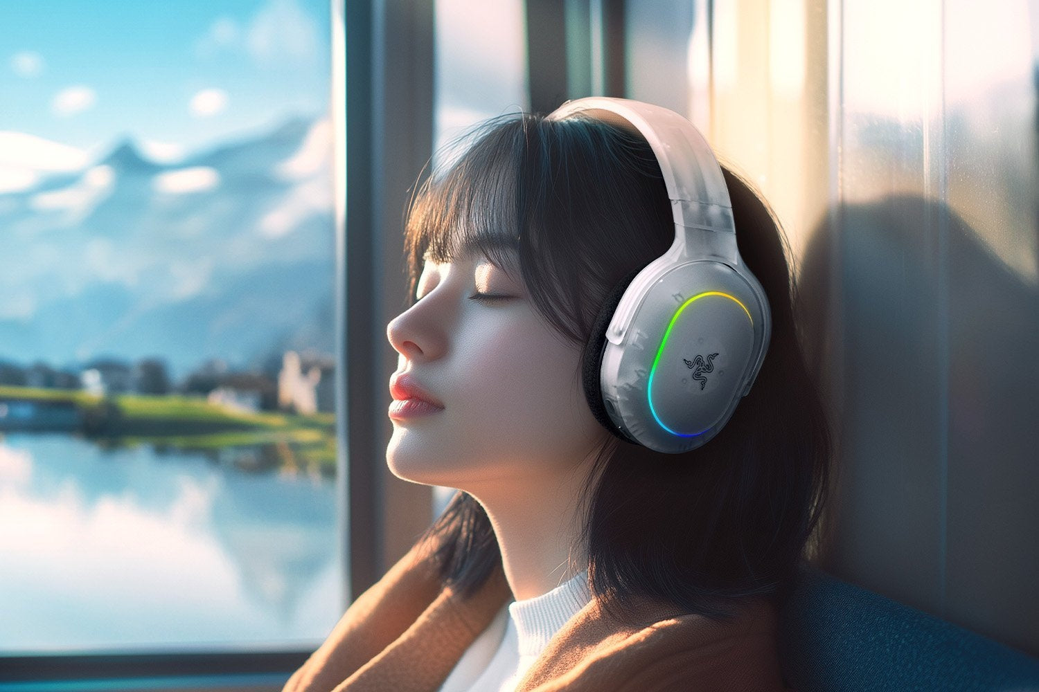 Razer Barracuda X Chroma Wireless Gaming Headset - Phantom White