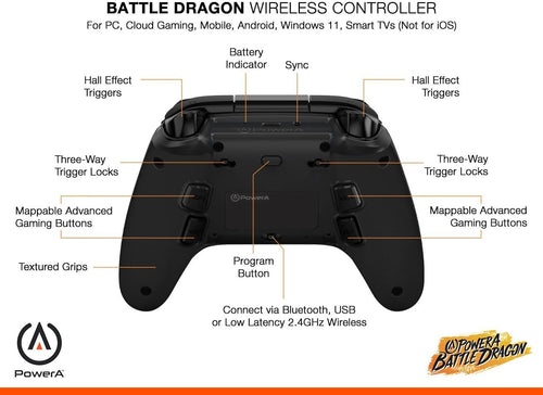 PowerA PC Wireless Controller - Battle Dragon