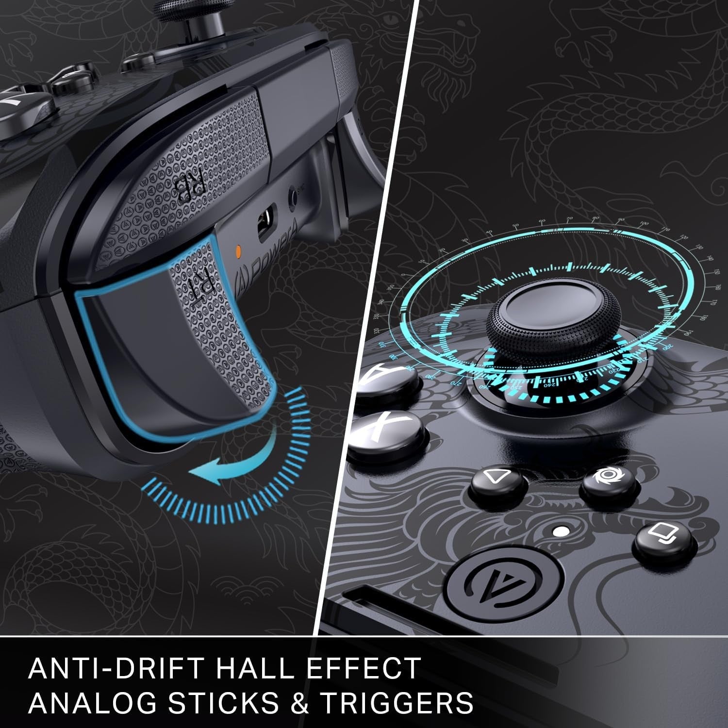 PowerA PC Wireless Controller - Battle Dragon