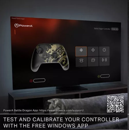 PowerA PC Advanced Wireless Controller - Battle Dragon