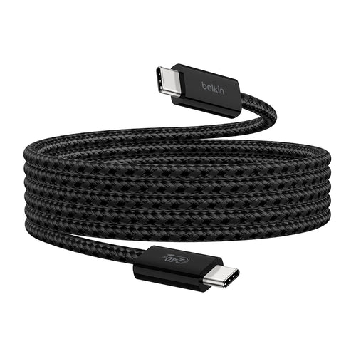 Belkin CAB019qc05BK2PK BoostCharge USB-C to USB-C Cable 240W 1.5M (2-Pack) - Black