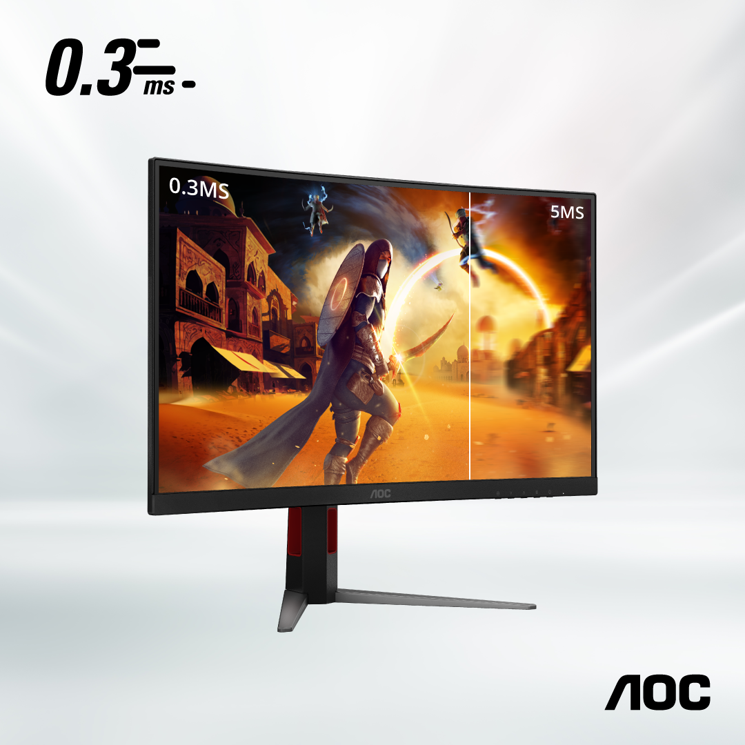 AOC CQ27G4S - 27 VA QHD Dual Mode Curved Gaming Monitor