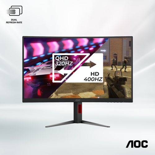 AOC CQ27G4S - 27 VA QHD Dual Mode Curved Gaming Monitor