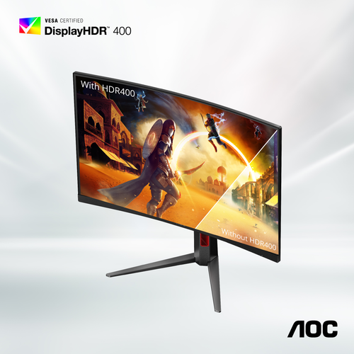 AOC CQ27G4S - 27 VA QHD Dual Mode Curved Gaming Monitor