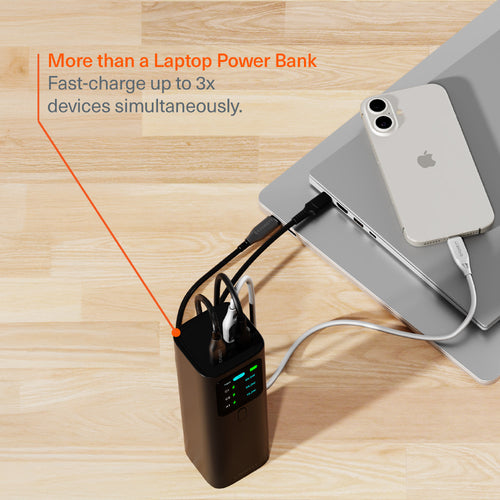 Cygnett CY5381PBCHE 27K 148W PD 3.1 Laptop Power Bank with Case
