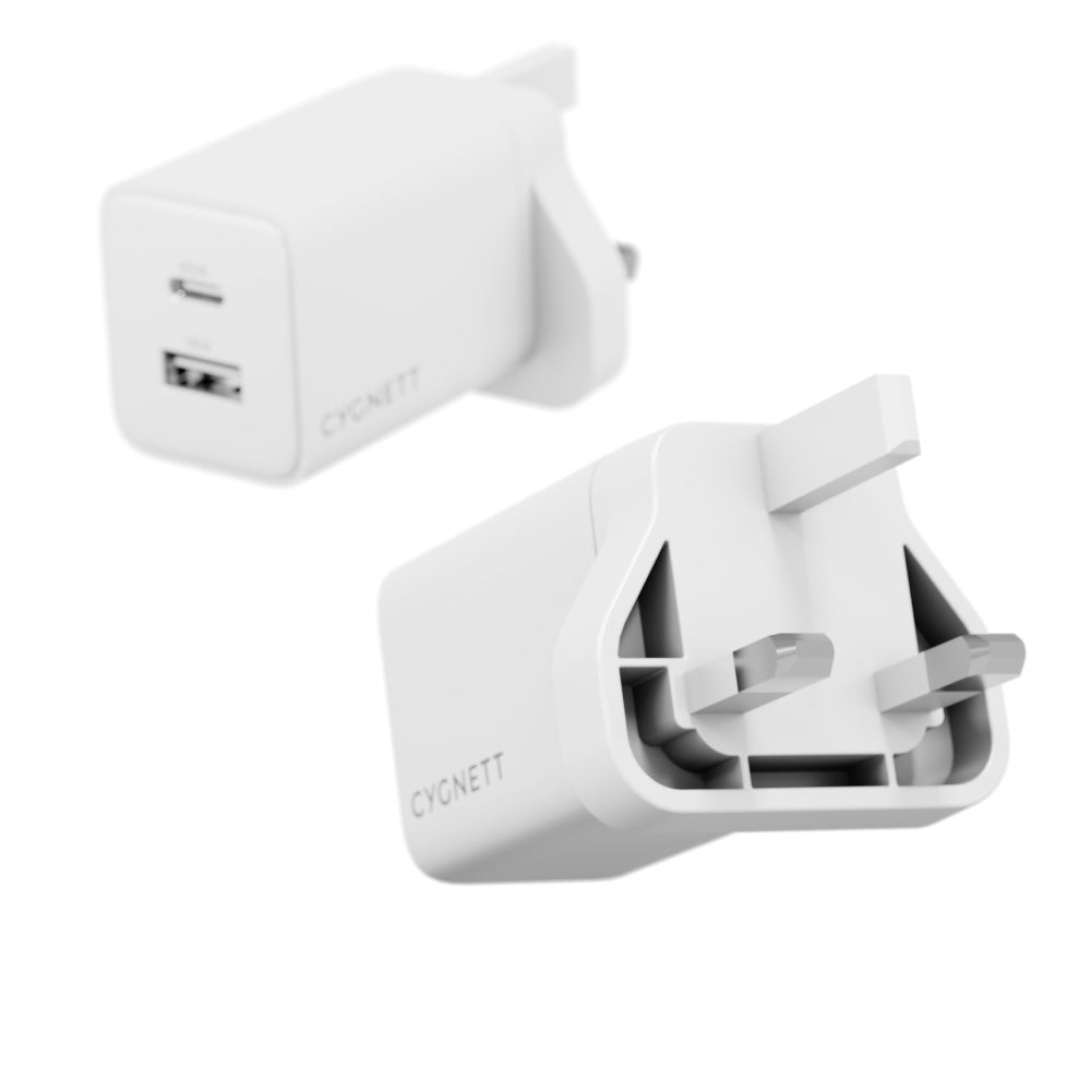 Cygnett PowerPlus PD 65W GaN Wall Charger – UK