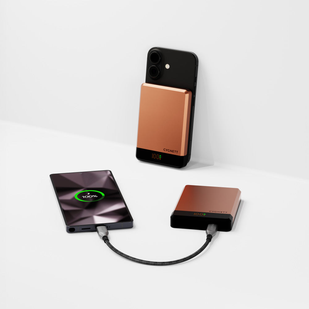 Cygnett MagSlim 10k Power Bank - Copper