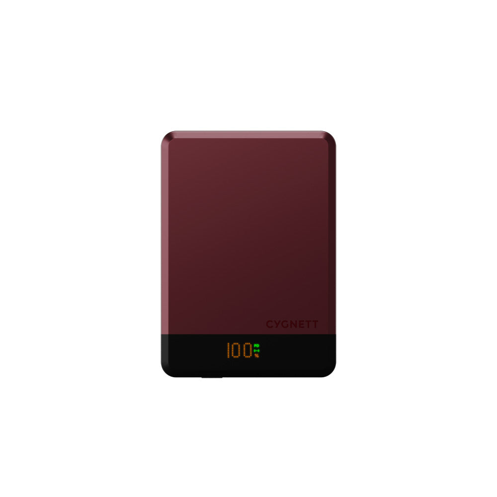 Cygnett MagSlim 10k Power Bank - Cherry