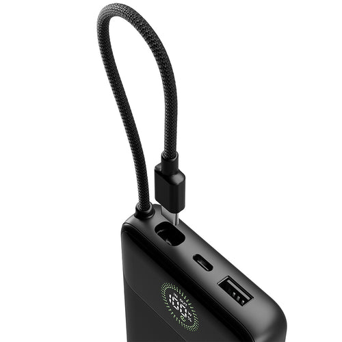 Cygnett Pocket Gen3 Power Bank with Integrated USB-C Cable 20K - Black