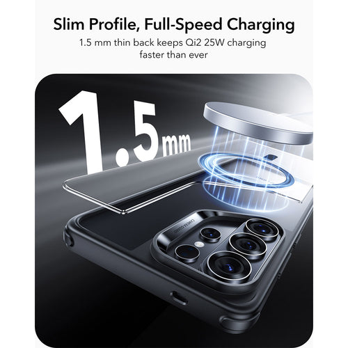 ESR Samsung Galaxy S26 Ultra Classic Hybrid MagSafe Case with HaloLock - Clear Black